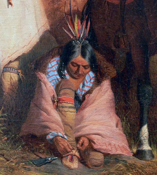 Charles Deas A Group of Sioux, detail
